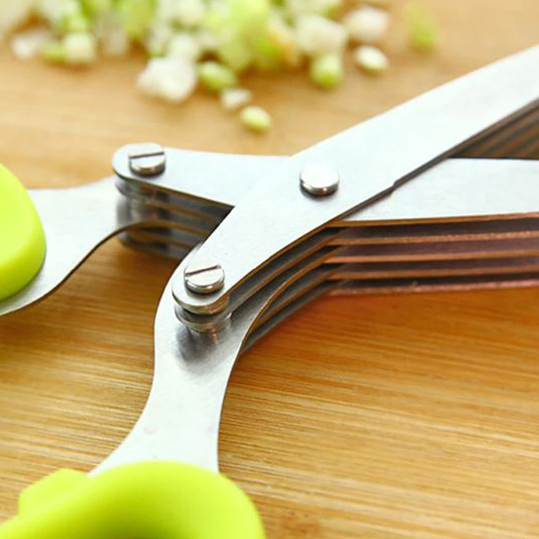 قیچی 5 تیغه خرد کن سبزیجات