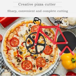 اسلایسر پیتزا طرح فانتزی دوچرخه