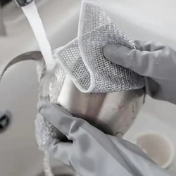 اسکاچ و دستمال توری مدل دو لایه بسته 5 عددی