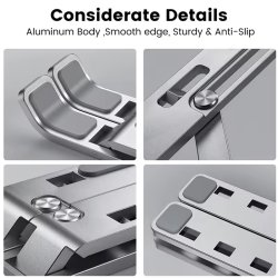 پایه نگهدارنده لپ تاپ و تبلت مدل تاشو